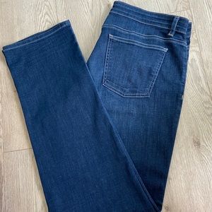 Eileen Fisher Organic Cotton Straight Jeans, size 14